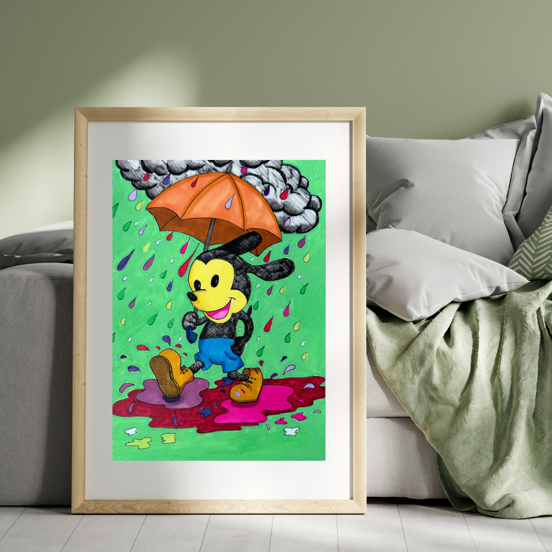 VINTAGE MICKEY RAIN