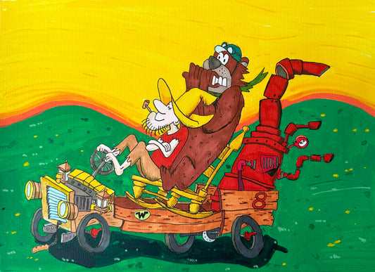 AUTOS LOCOS - LUCAS Y EL OSO