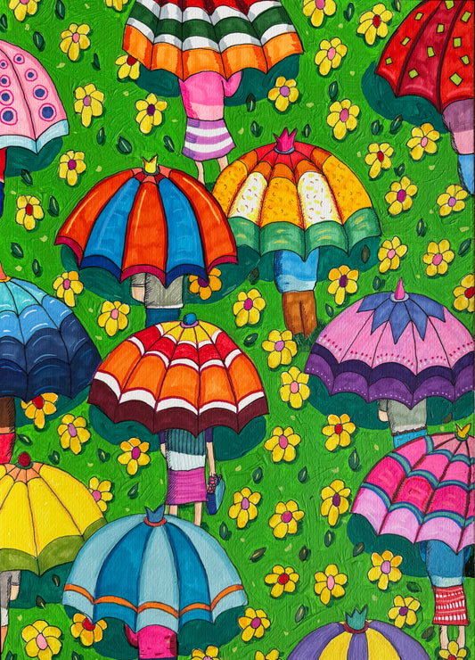 UMBRELLAS IN SPRING