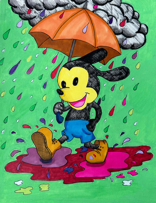 VINTAGE MICKEY RAIN